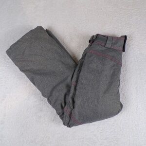 Oakiware Insulated Ski/Winter Snow Pants Youth/Girl Size 8 Gray/Pink